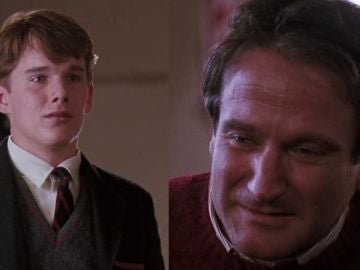 Ethan Hawke y Robin Williams en 'El club de los poetas muertos'