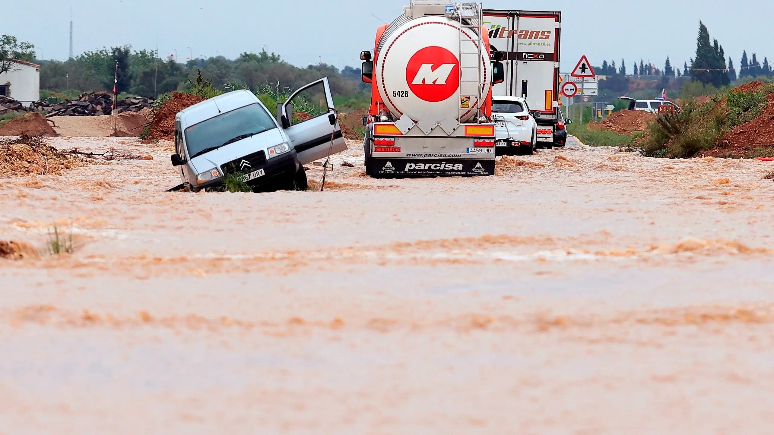 Inundaciones en Alcanar, Tarragona
