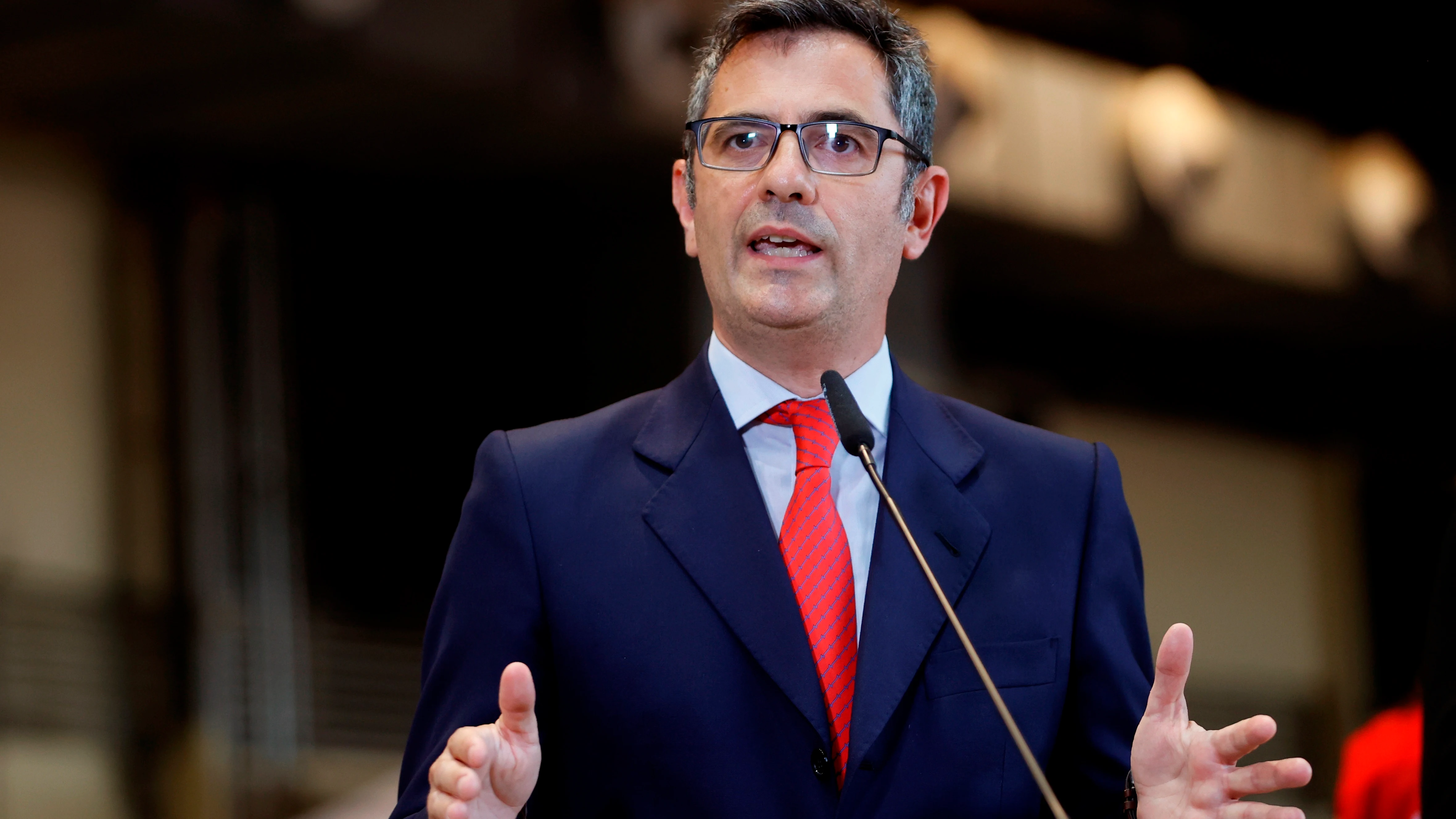 El ministro de la Presidencia, Félix Bolaños El ministro de la Presidencia, Félix Bolaños