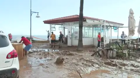Restaurante destrozado por la DANA en Alcanar Restaurante destrozado por la DANA en Alcanar