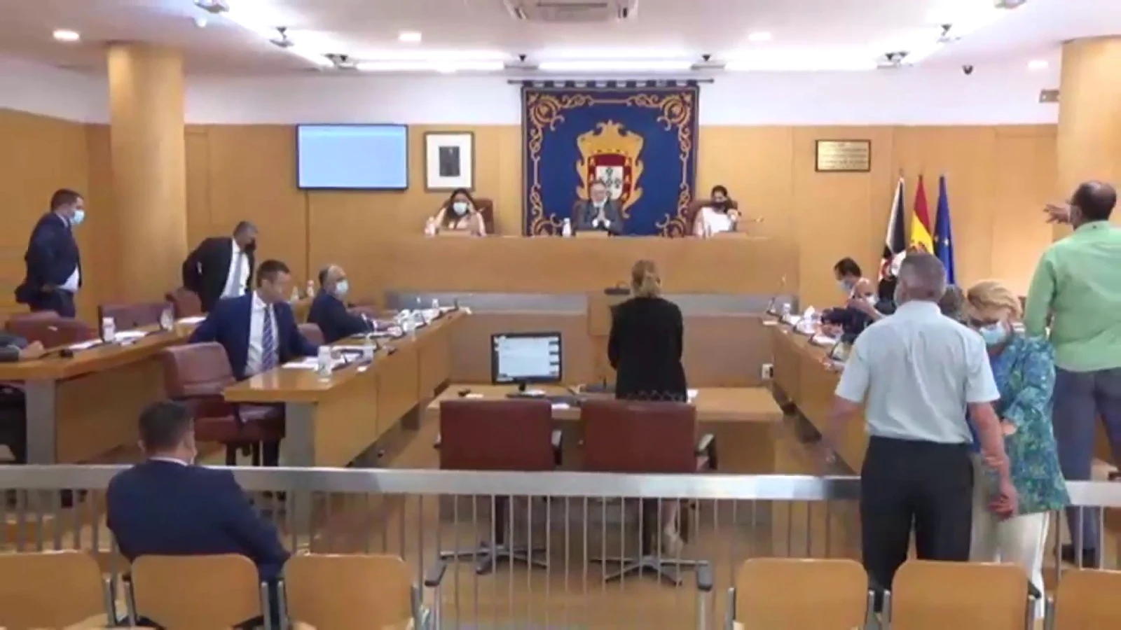 Bronca política en la Asamblea plenaria de Ceuta Bronca política en la Asamblea plenaria de Ceuta