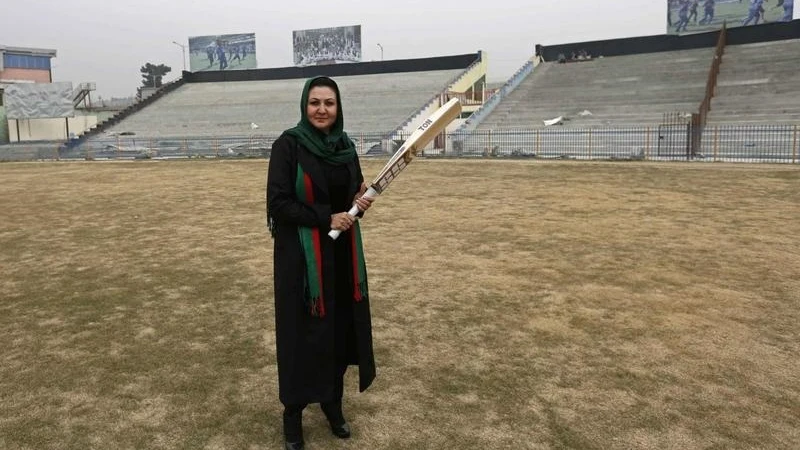 La fundadora del equipo nacional femenino de Afganist&aacute;n de criquet, la afgana Diana Barakzai