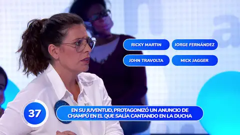 Neus Sanz, impecable en ‘Una de Cuatro’: “Yo estaba asustada de tanto que acertaba” Neus consigue acumular 24 segundos al equipo azul en esta prueba.
