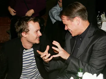Heath Ledger y Matt Damon Heath Ledger y Matt Damon