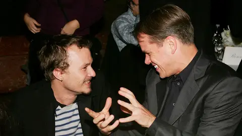 Heath Ledger y Matt Damon Heath Ledger y Matt Damon