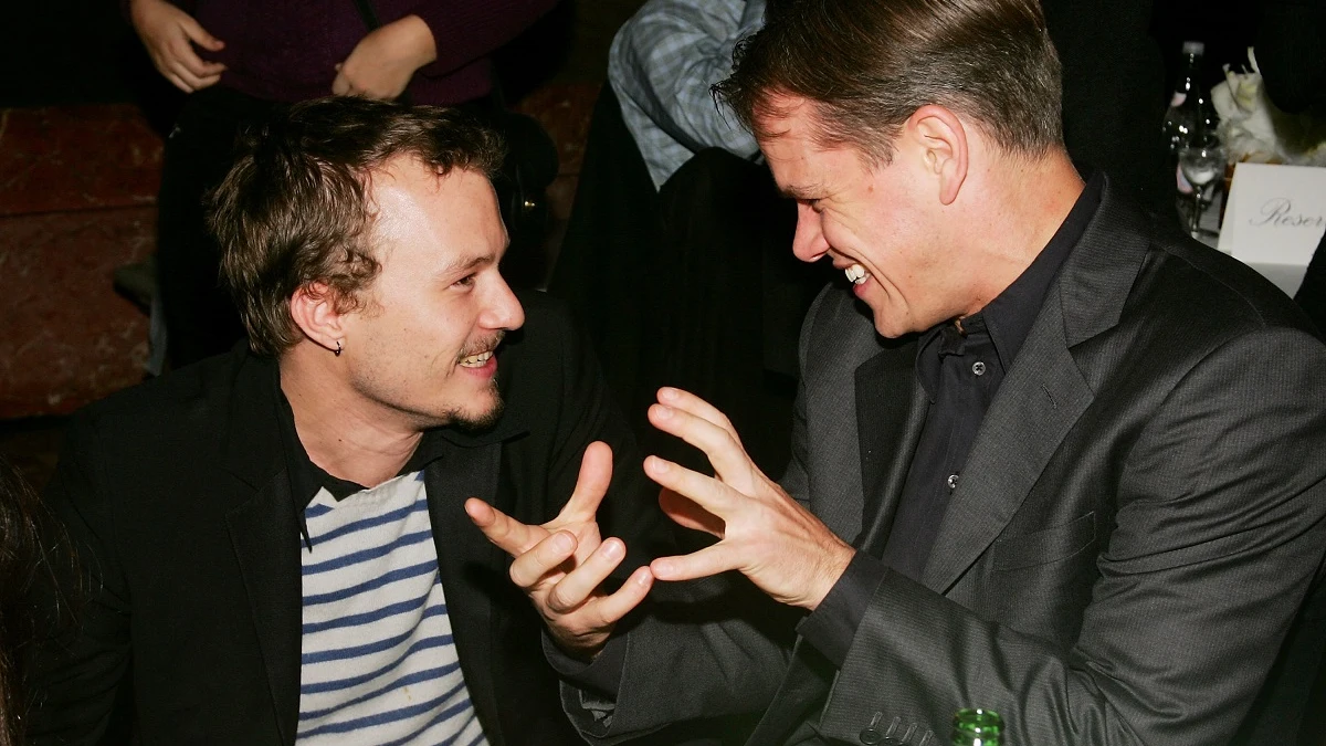 Heath Ledger y Matt Damon Heath Ledger y Matt Damon