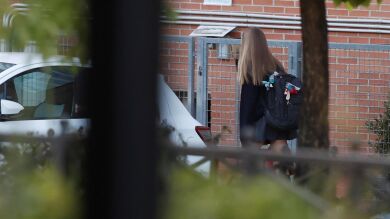 La infanta Sofía empieza sus clases de tercero de la ESO