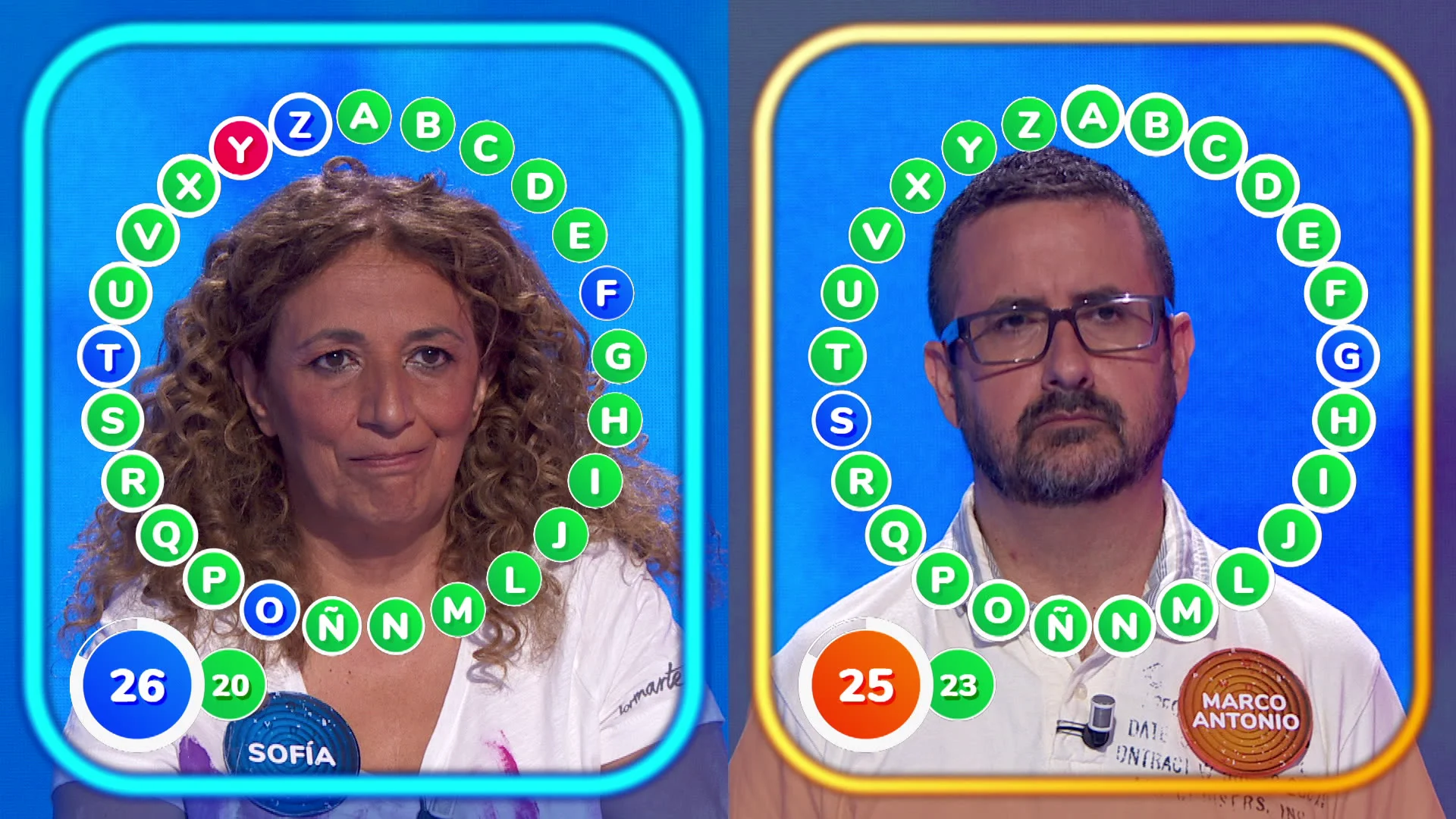 Ambos concursantes se han batido en duelo en un ‘Rosco’ de lo más emocionante.