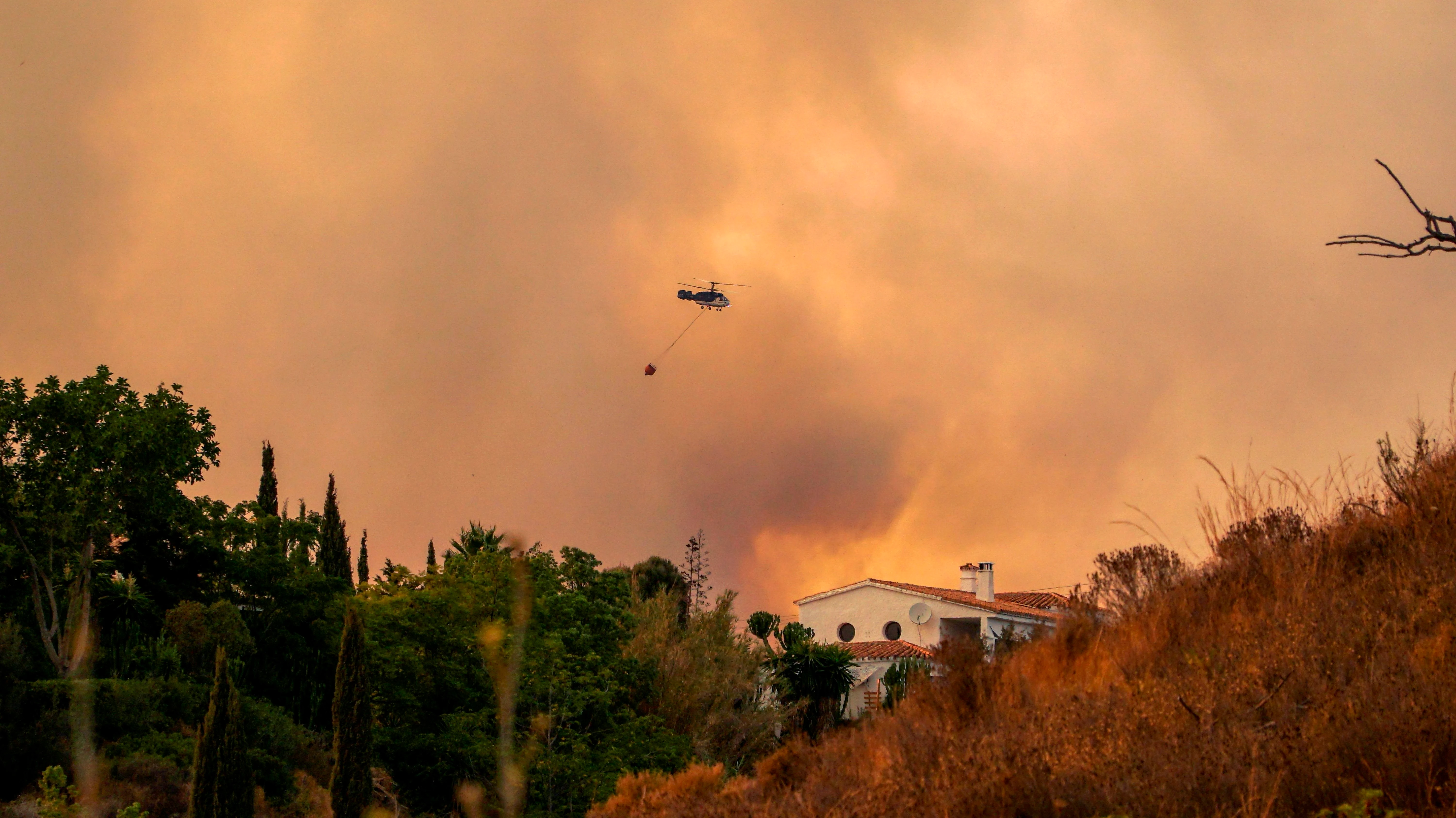 Incendio en Sierra Bermeja, Málaga Incendio en Sierra Bermeja, Málaga