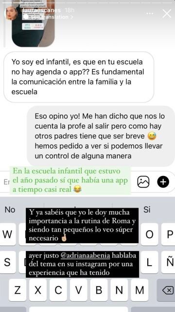 Laura Escanes, intranquila