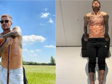 El secreto de David Beckham para estar en forma a sus 46 años, el 'fitness snacking' El secreto de David Beckham para estar en forma a sus 46 años, el 'fitness snacking'