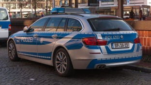Coche de polic&iacute;a de Alemania