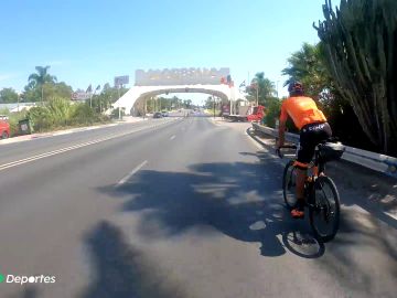 Luis Ángel Maté, de competir en La Vuelta a recorrer otros 1.000 kilómetros en bicicleta para volver a casa