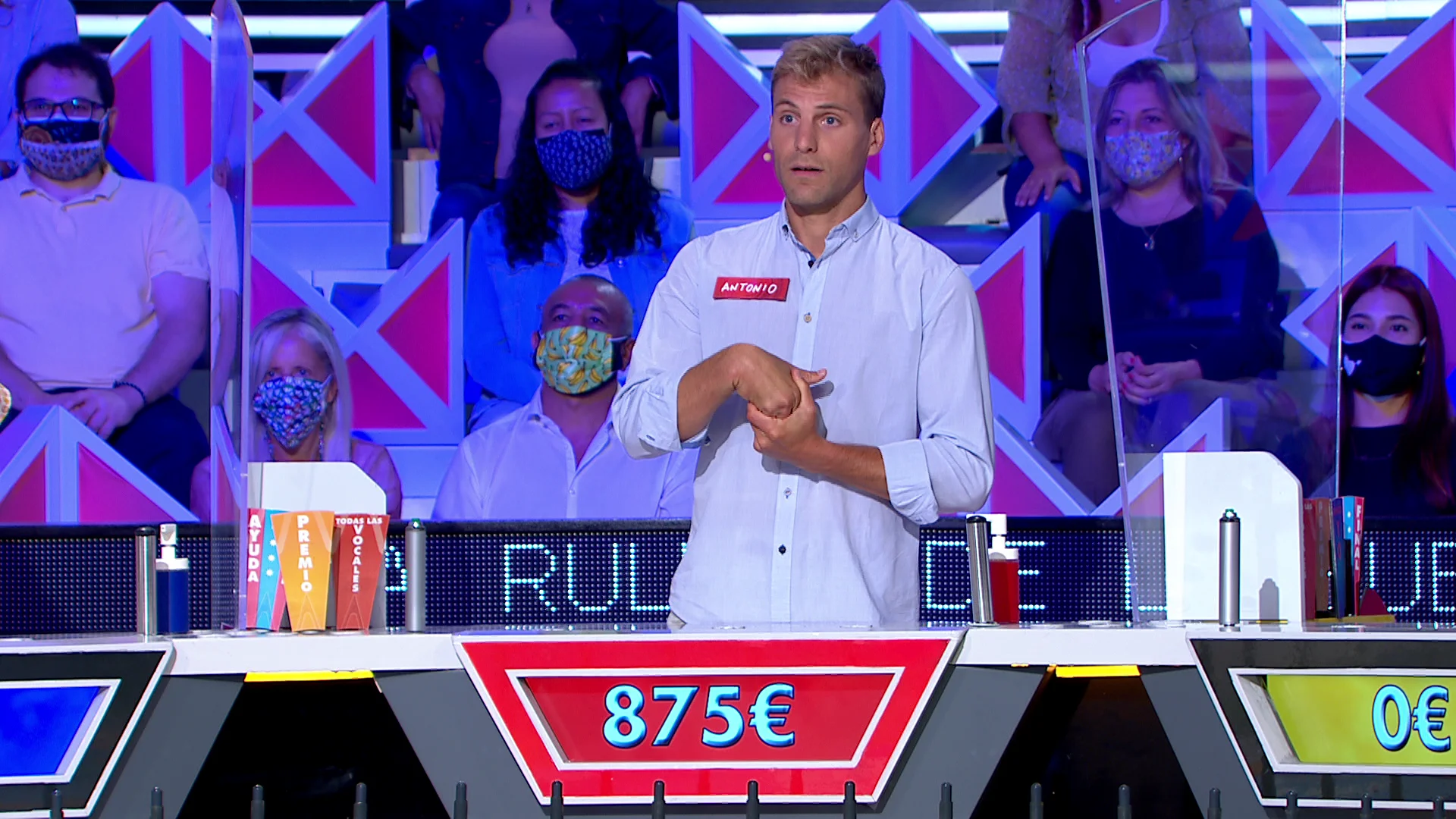 Una palabra traiciona a Antonio en ‘La ruleta de la suerte’: “Unos sudores…”