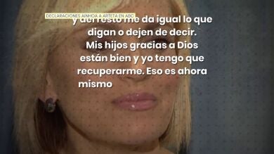 Ainhoa Arteta aclara su estado de salud tras amputarle dos dedos: 