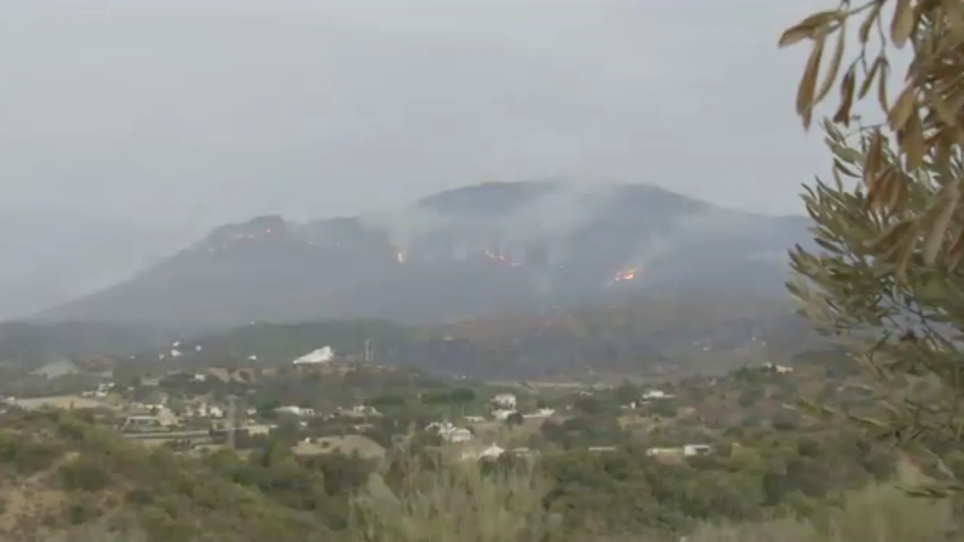 Incendio en Sierra Bermeja, Málaga