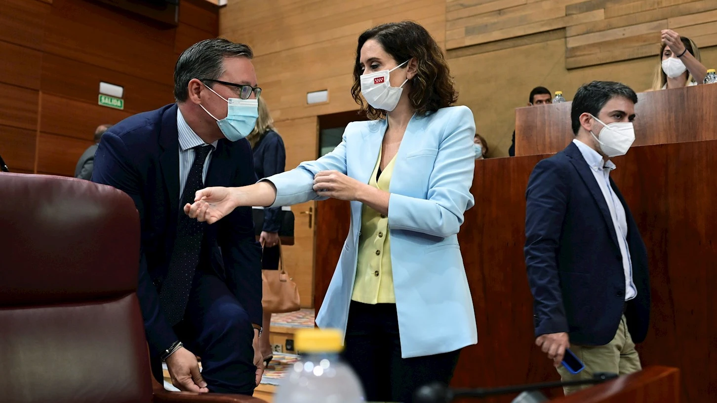 Isabel D&iacute;az Ayuso en la Asamblea de Madrid
