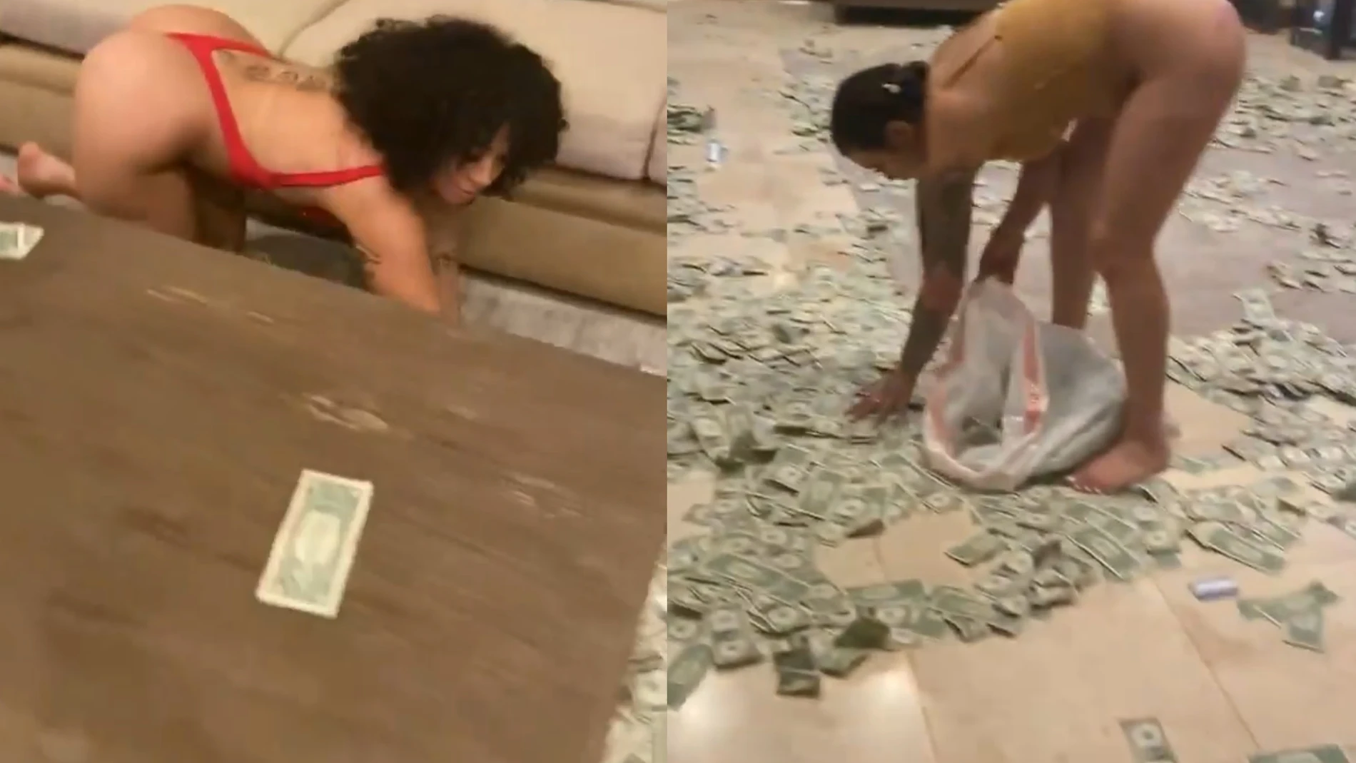 El vídeo que muestra una fiesta privada de la NBA con billetes, strippers, drogas y preservativos