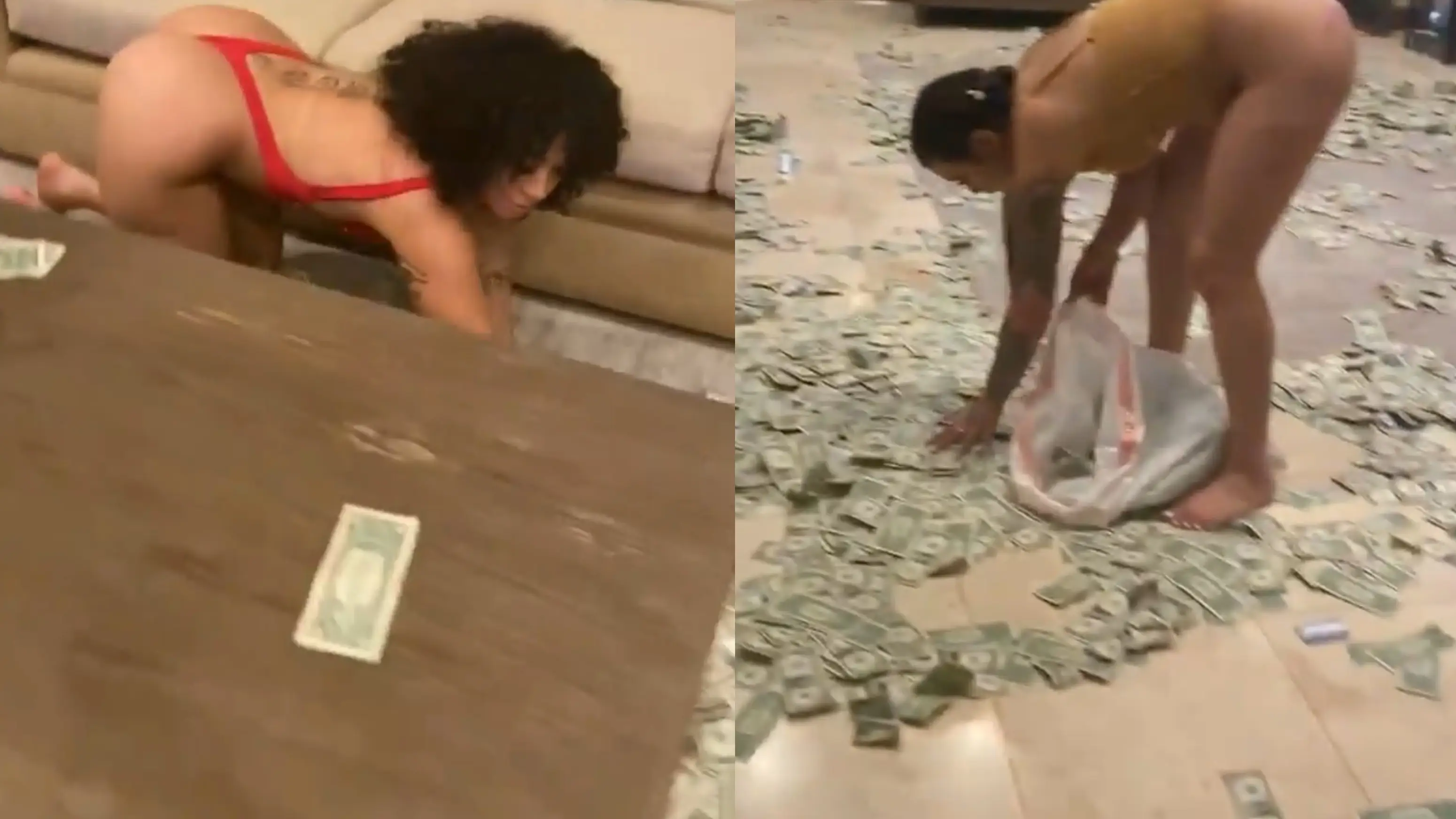 El v&iacute;deo que muestra una fiesta privada de la NBA con billetes, strippers, drogas y preservativos