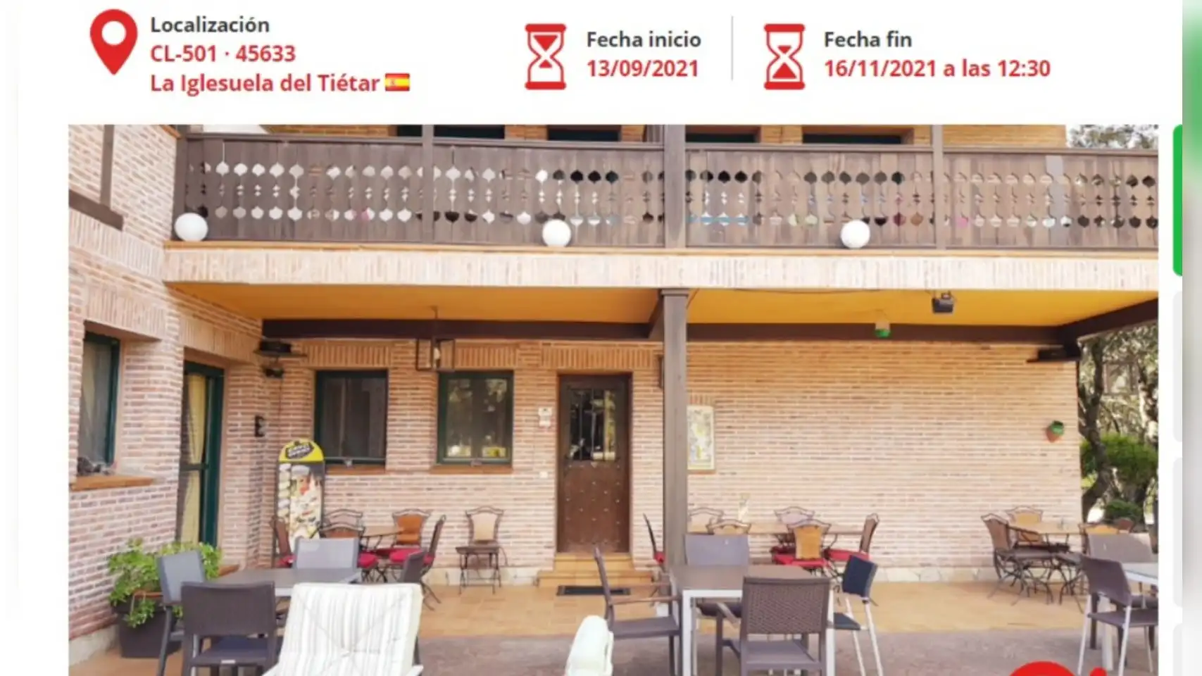 Un hotel rural de La Iglesuela del Tiétar, en Toledo, a subasta por 1 euro Un hotel rural de La Iglesuela del Tiétar, en Toledo, a subasta por 1 euro