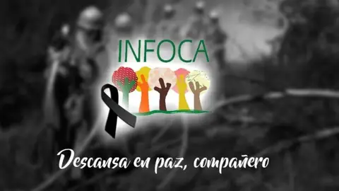 En memoria del bombero fallecido En memoria del bombero fallecido