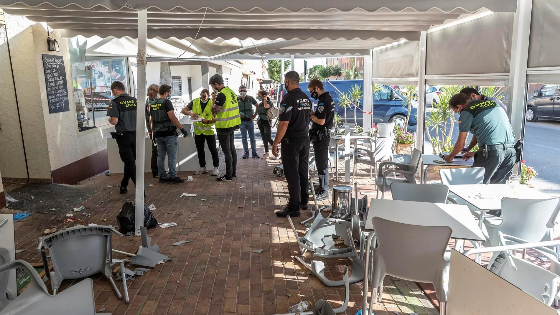 Terraza del restaurante de Murcia