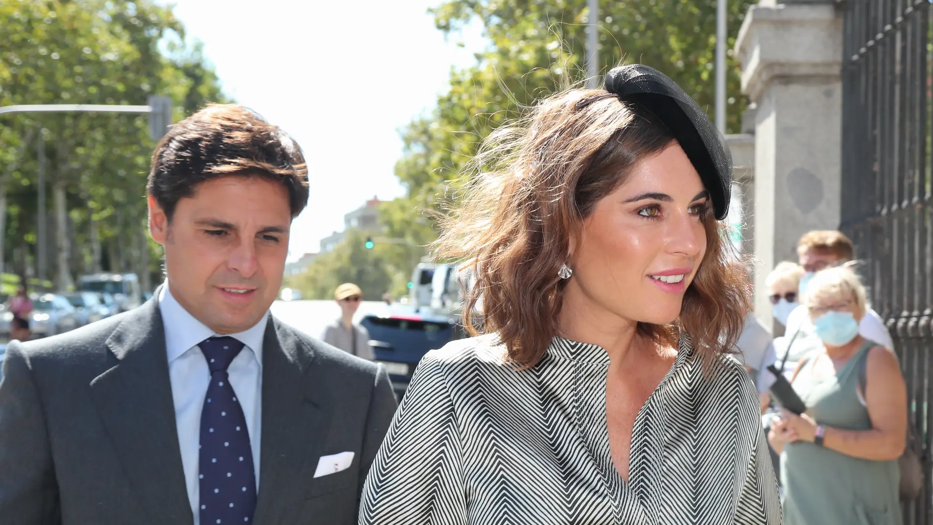 Lourdes Montes y Francisco Rivera, los invitados más elegantes de la boda de Rocío Gil