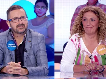 ¡Cumplen sus bodas de oro! Marco Antonio y Sofía revelan qué tal se llevan tras 50 programas juntos en ‘Pasapalabra’ ¡Cumplen sus bodas de oro! Marco Antonio y Sofía revelan qué tal se llevan tras 50 programas juntos en ‘Pasapalabra’