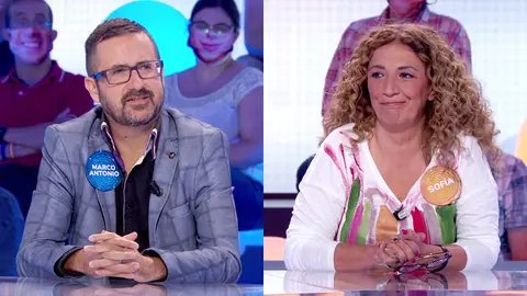 ¡Cumplen sus bodas de oro! Marco Antonio y Sofía revelan qué tal se llevan tras 50 programas juntos en ‘Pasapalabra’ ¡Cumplen sus bodas de oro! Marco Antonio y Sofía revelan qué tal se llevan tras 50 programas juntos en ‘Pasapalabra’