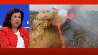 Margarita Robles, sobre el volcán de La Palma: 