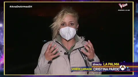Cristina Pardo, emocionada en directo desde La Palma: “Es muy importante para la gente quitarse la incertidumbre” Cristina Pardo, emocionada en directo desde La Palma: “Es muy importante para la gente quitarse la incertidumbre”