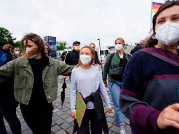 Greta Thunberg, en Berlín para presionar sobre la emergencia climática