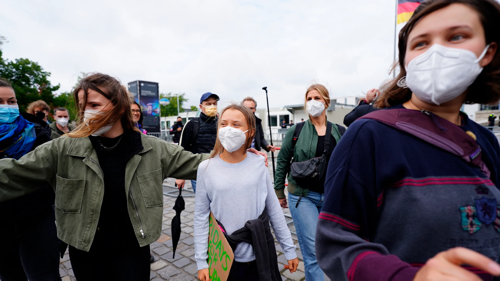 Greta Thunberg, en Berlín para presionar sobre la emergencia climática