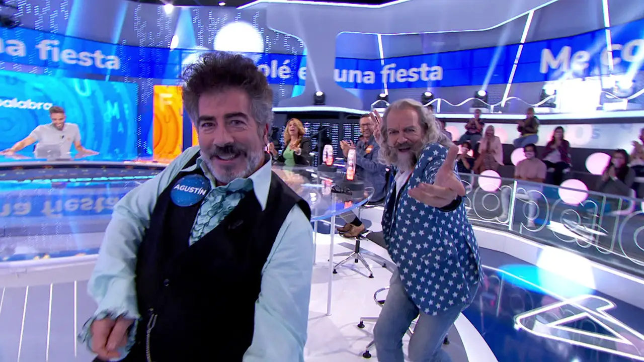 Duelo de bailarines en 'La Pista'! Agustín Jiménez y Antonio Albella se 'cuelan' en la fiesta de Mecano Duelo de bailarines en 'La Pista'! Agustín Jiménez y Antonio Albella se 'cuelan' en la fiesta de Mecano