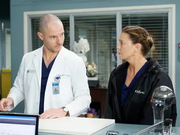 Richard Flood y Ellen Pompeo en 'Anatomía de Grey' Richard Flood y Ellen Pompeo en 'Anatomía de Grey'