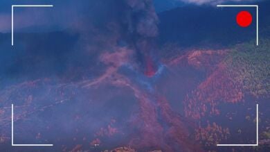 VÍDEO: Recorrido de la lava del volcán de La Palma con dos nuevas bocas, streaming en directo