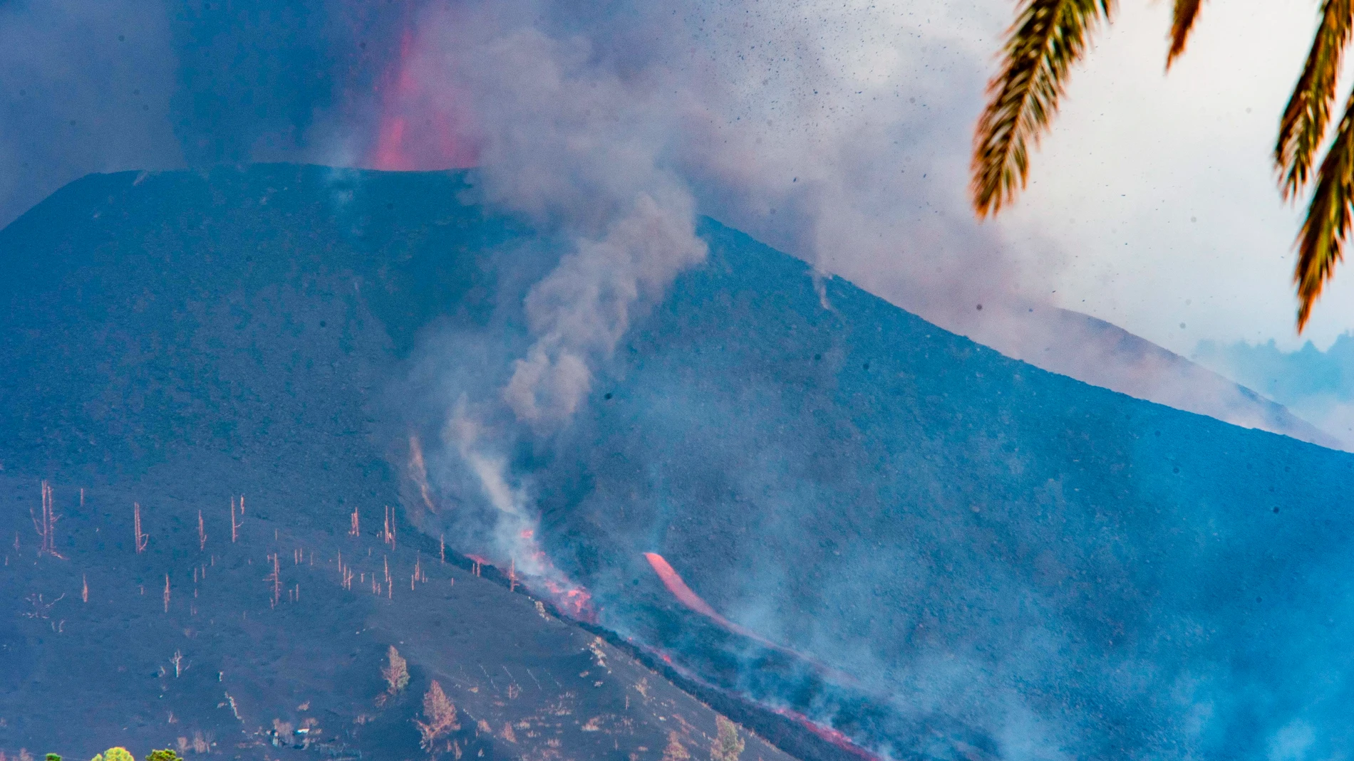 Volcán en erupción de La Palma