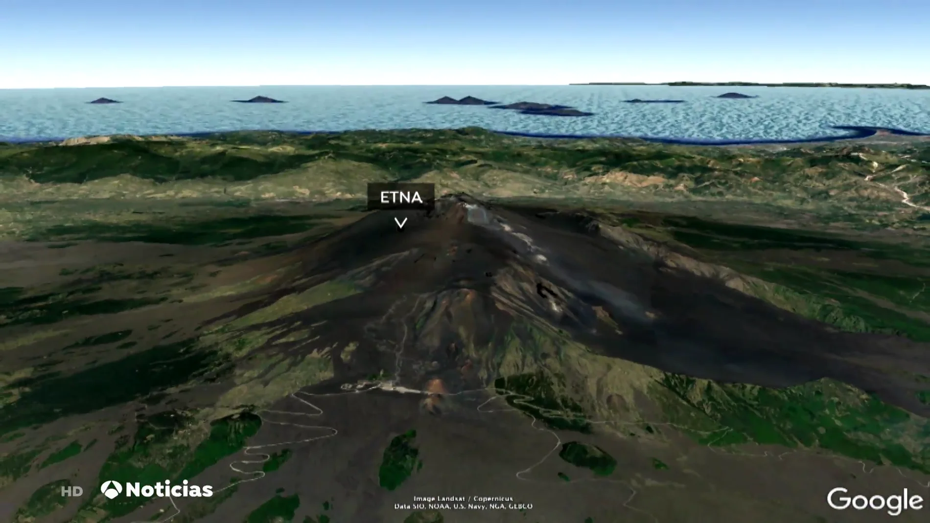 Así es vivir al lado de un volcán: el Etna y otros 20 volcanes en erupción