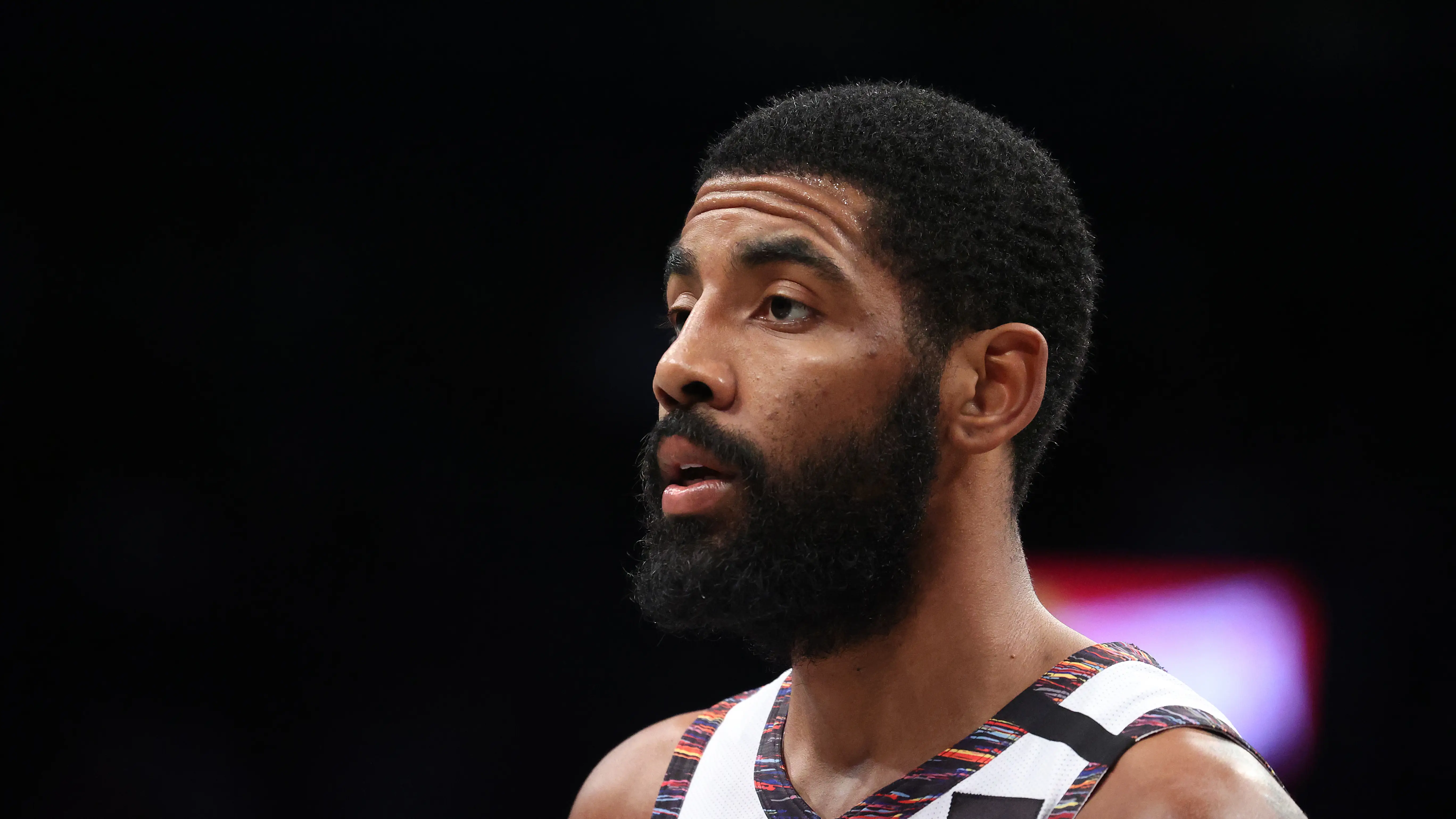 Irving, en un partido con los Nets