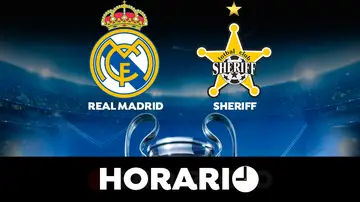 Real Madrid - Sheriff Tiraspol: Horario y dónde ver el partido de Champions League en directo Real Madrid - Sheriff Tiraspol: Horario y dónde ver el partido de Champions League en directo
