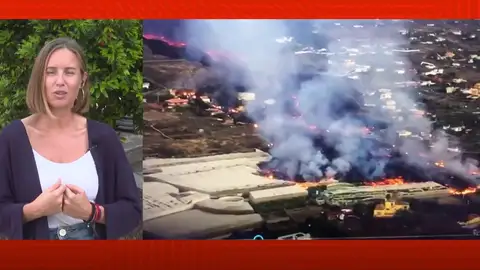 Afectados por el volcán. Afectados por el volcán.