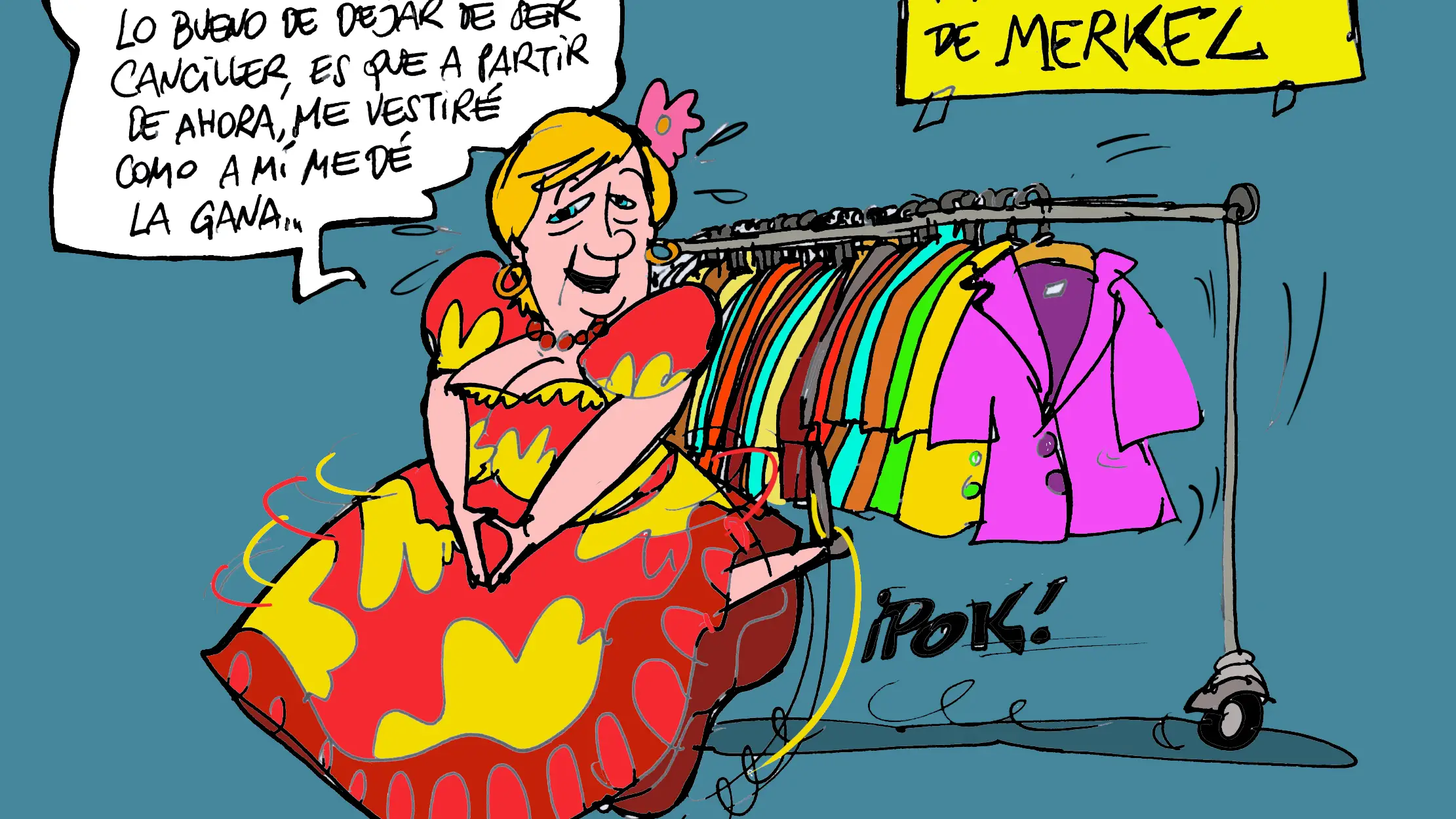El fin de la era Merkel, en la viñeta gráfica de Alfredo Boto-Hervás El fin de la era Merkel, en la viñeta gráfica de Alfredo Boto-Hervás