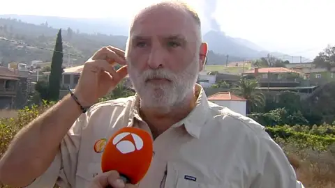 El chef José Andrés en La Palma El chef José Andrés en La Palma