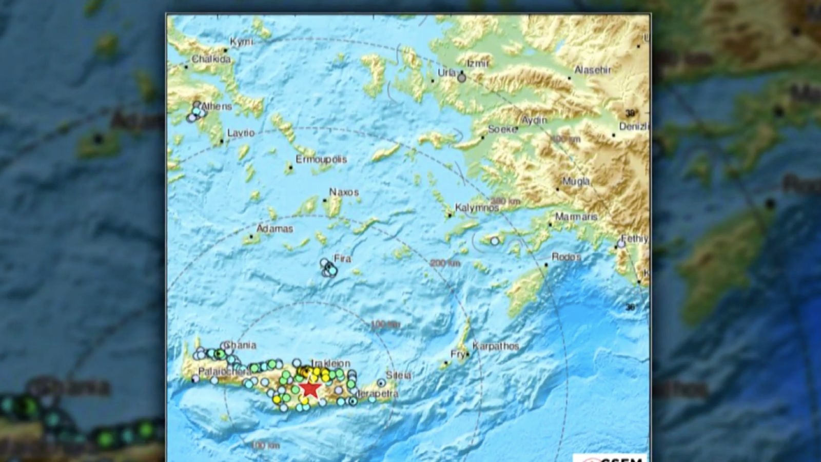 Un muerto tras el terremoto de magnitud 6,5 en la isla griega de Creta
