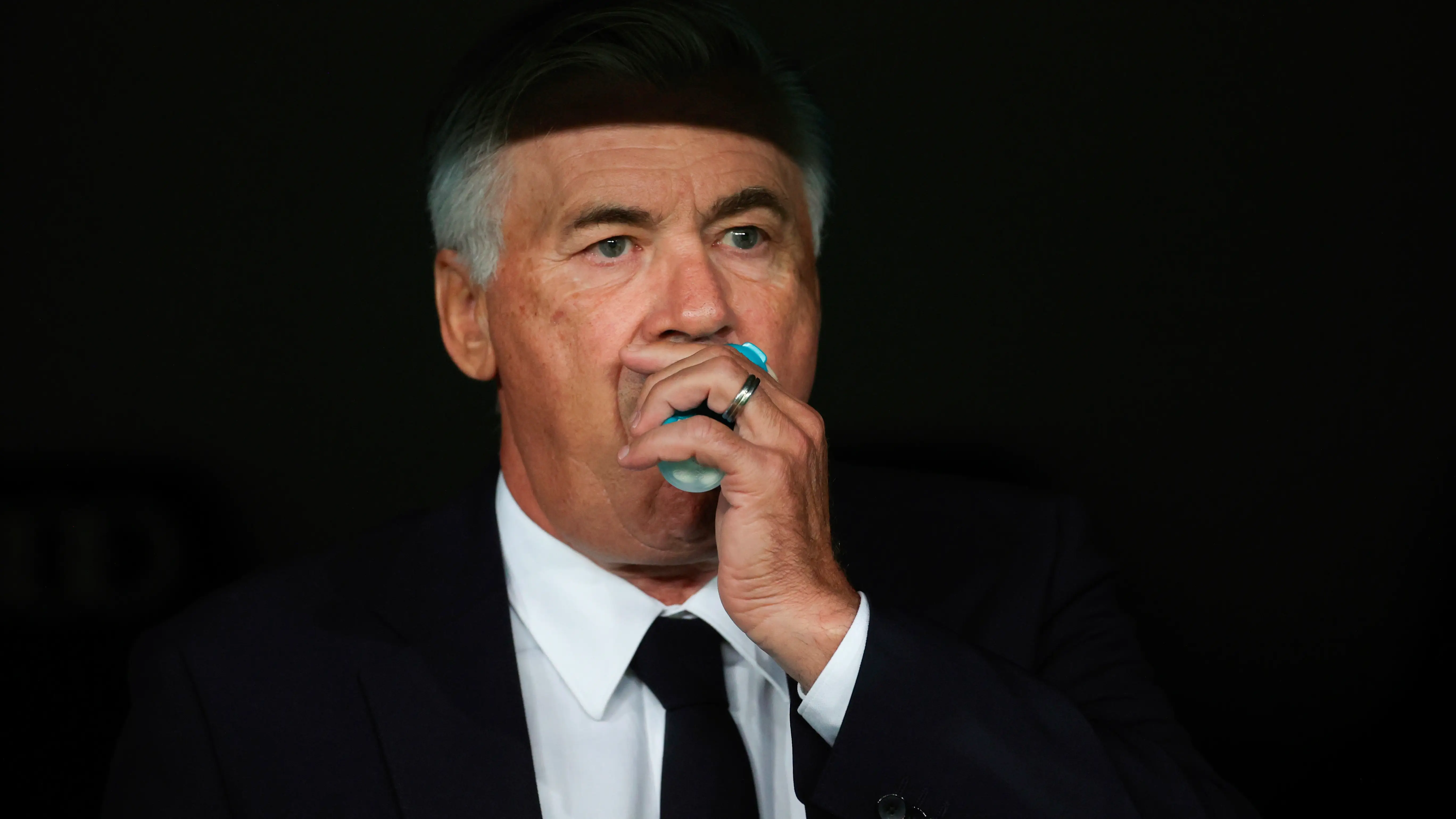 El entrenador del Real Madrid, Carlo Ancelotti El entrenador del Real Madrid, Carlo Ancelotti