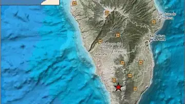 Más de una veintena de terremotos en Fuencaliente, La Palma Más de una veintena de terremotos en Fuencaliente, La Palma