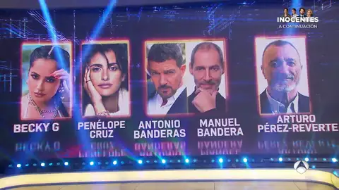 La semana que viene en 'El Hormiguero 3.0': Becky G, Penélope Cruz, Antonio Banderas, Manuel Bandera y Arturo Pérez Reverte, como invitados de lujo La semana que viene en 'El Hormiguero 3.0': Becky G, Penélope Cruz, Antonio Banderas, Manuel Bandera y Arturo Pérez Reverte, como invitados de lujo