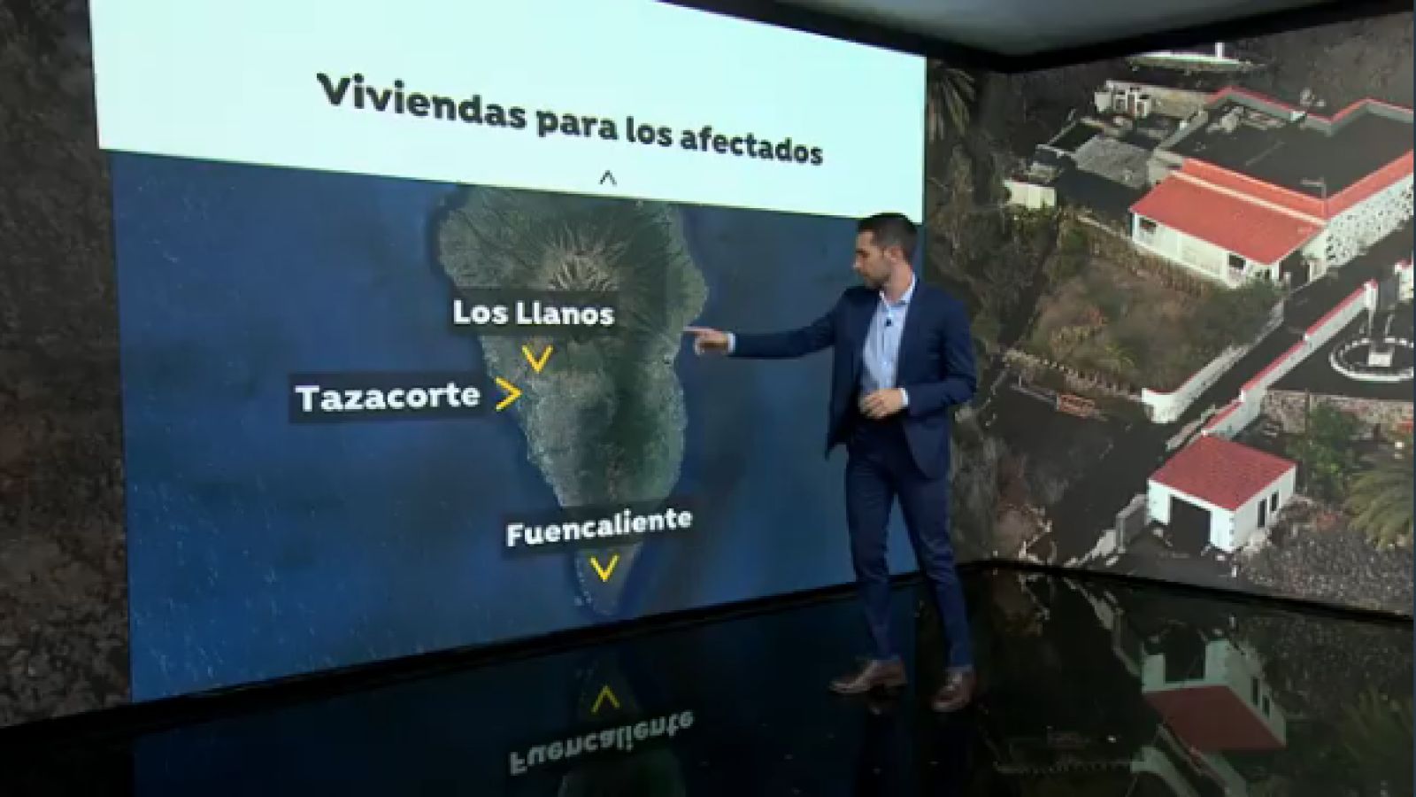 Los vecinos desalojados por el volcán de La Palma podrían entrar a las nuevas viviendas en octubre