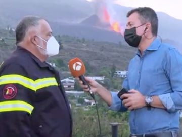 Portavoz de los bomberos de La Palma