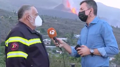 Portavoz de los bomberos de La Palma